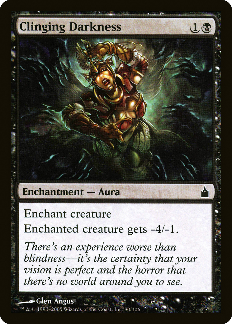 Clinging Darkness [Ravnica: City of Guilds]-1