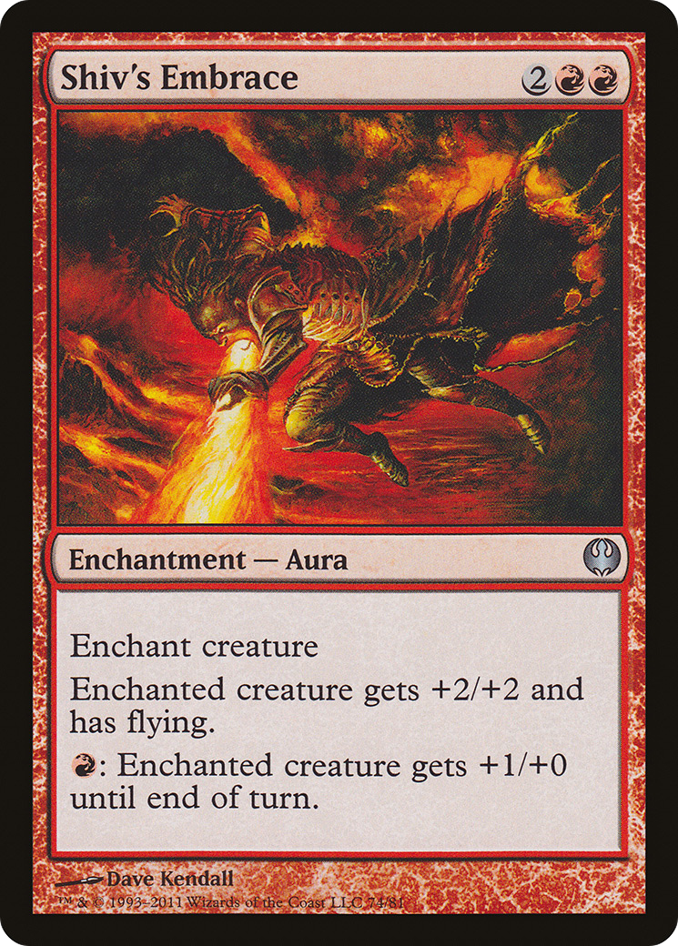 Shiv's Embrace [Duel Decks: Knights vs. Dragons]-1