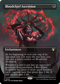 Bloodchief Ascension (Borderless Alternate Art) [Commander Masters]-1