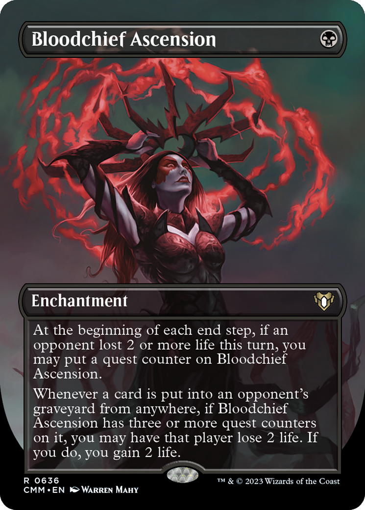 Bloodchief Ascension (Borderless Alternate Art) [Commander Masters]-1