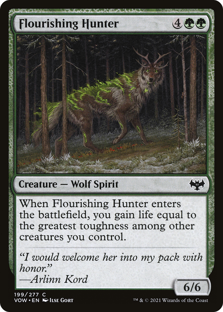 Flourishing Hunter [Innistrad: Crimson Vow]-1