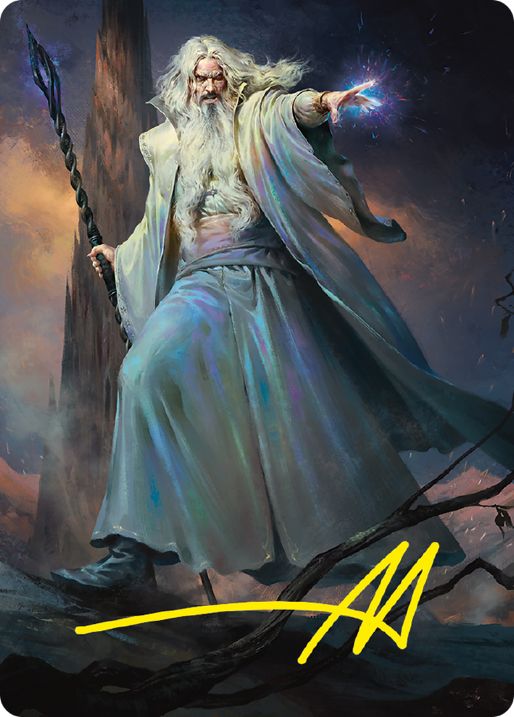 Saruman of Many Colors // Saruman of Many Colors (ALTR-020) - Tales of Middle-earth Art Series (Borderless)-3