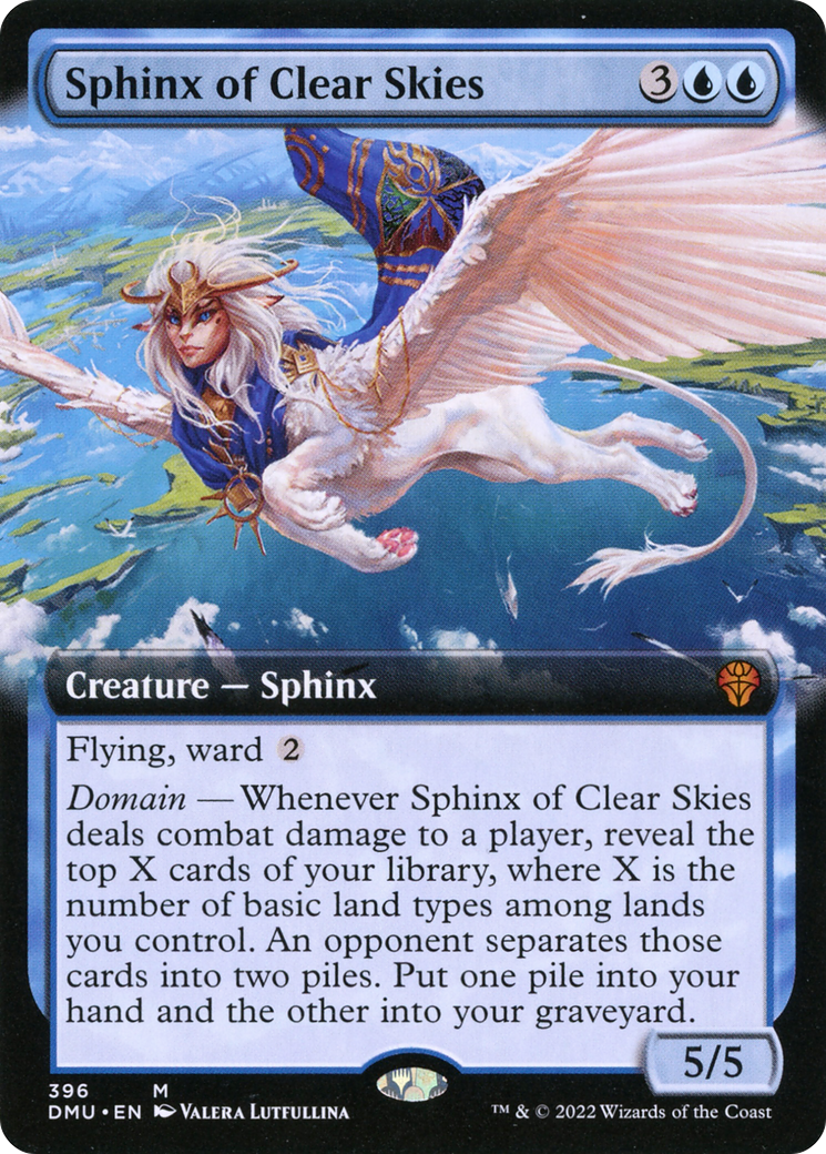 Sphinx of Clear Skies (Extended Art) [Dominaria United]-1