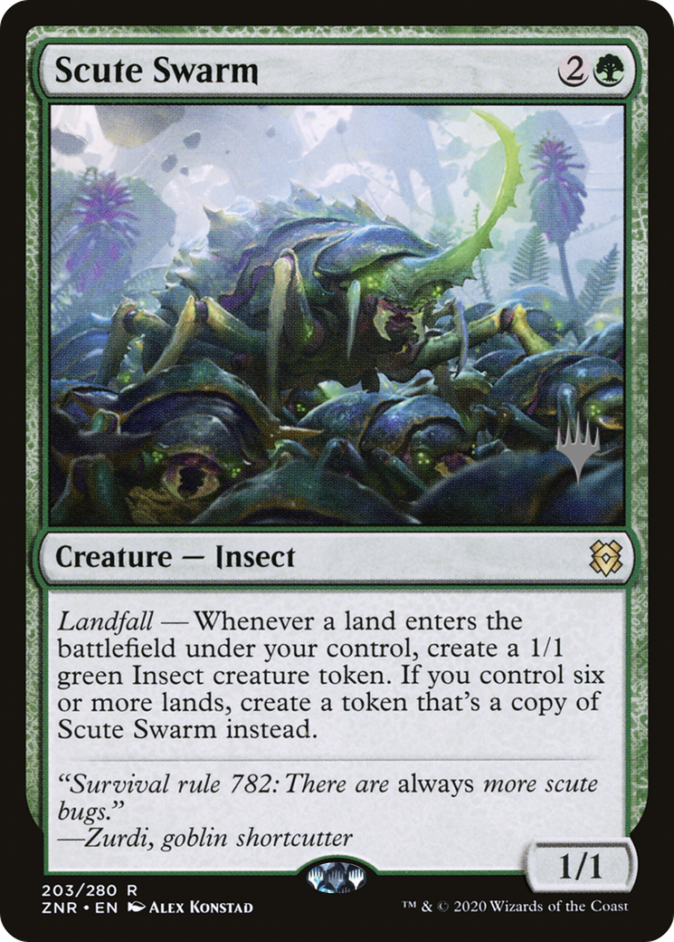 Scute Swarm (Promo Pack) [Zendikar Rising Promos]-1