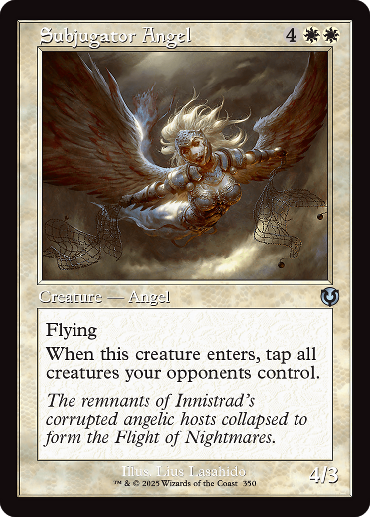Subjugator Angel (Retro Frame) [Innistrad Remastered]-1