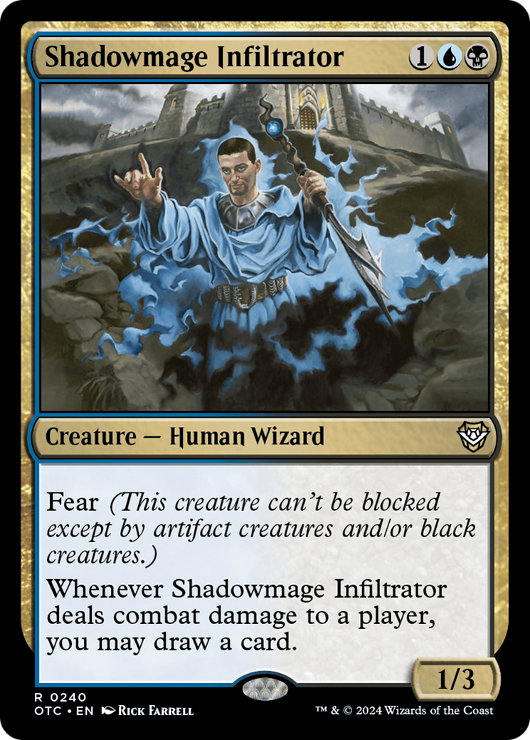 Shadowmage Infiltrator [Outlaws of Thunder Junction Commander]-1