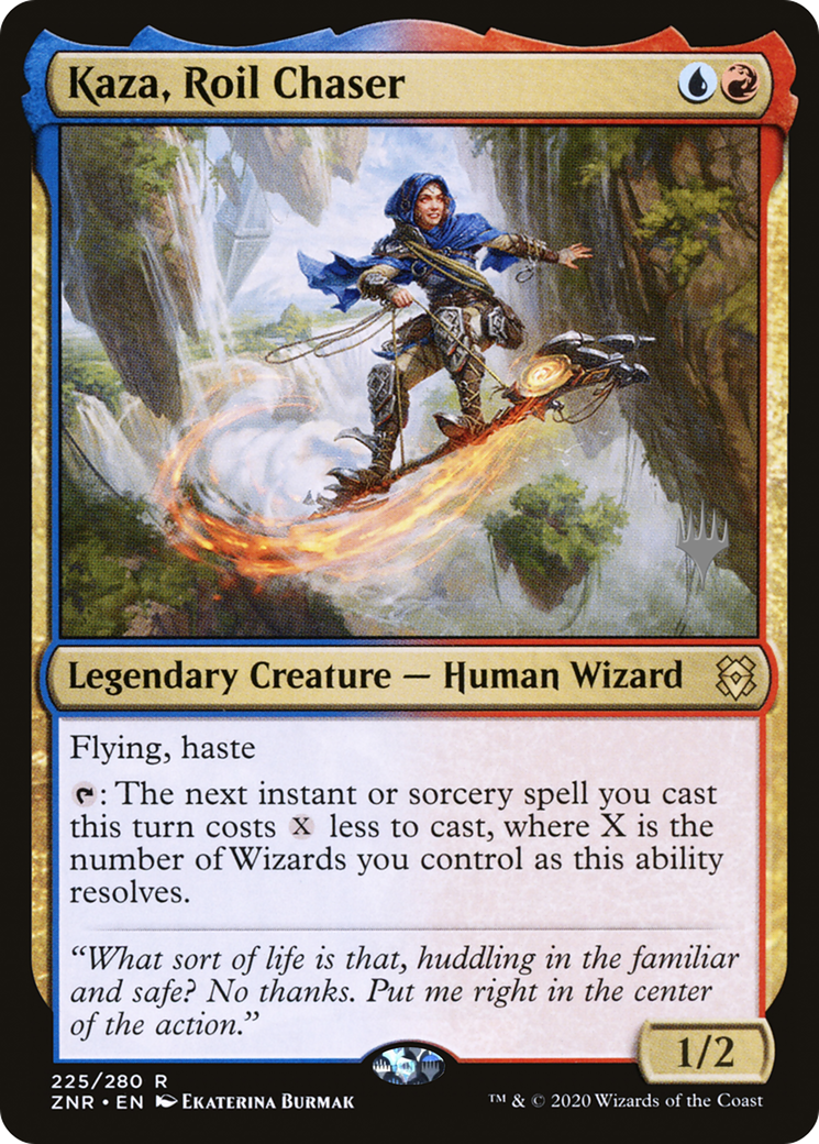 Kaza, Roil Chaser (Promo Pack) [Zendikar Rising Promos]-1