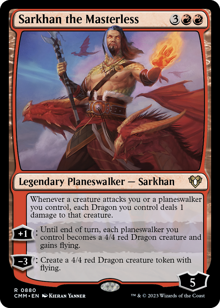 Sarkhan the Masterless [Commander Masters]-1