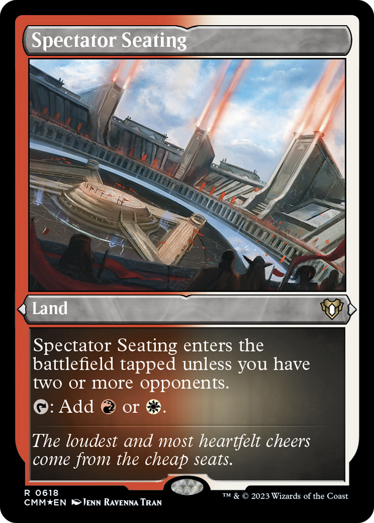 Spectator Seating (CMM-618) - Commander Masters Etched Foil-1