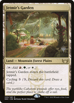 Jetmir's Garden (Promo Pack) [Streets of New Capenna Promos]-1
