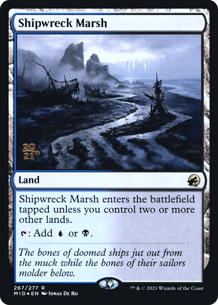 Shipwreck Marsh [Innistrad: Midnight Hunt Prerelease Promos]-1