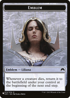 Liliana, Defiant Necromancer Emblem (PLST-TORI-13) - The List-1