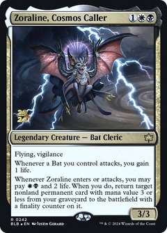 Zoraline, Cosmos Caller (PRE-242) - Bloomburrow Promos Foil-1
