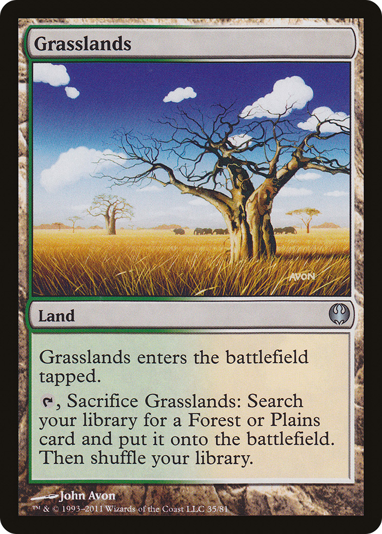 Grasslands [Duel Decks: Knights vs. Dragons]-1