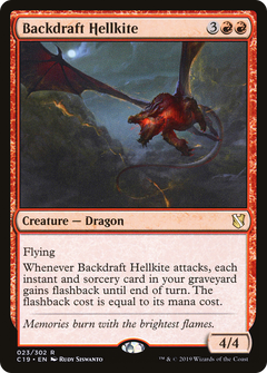 Backdraft Hellkite [Commander 2019]-1