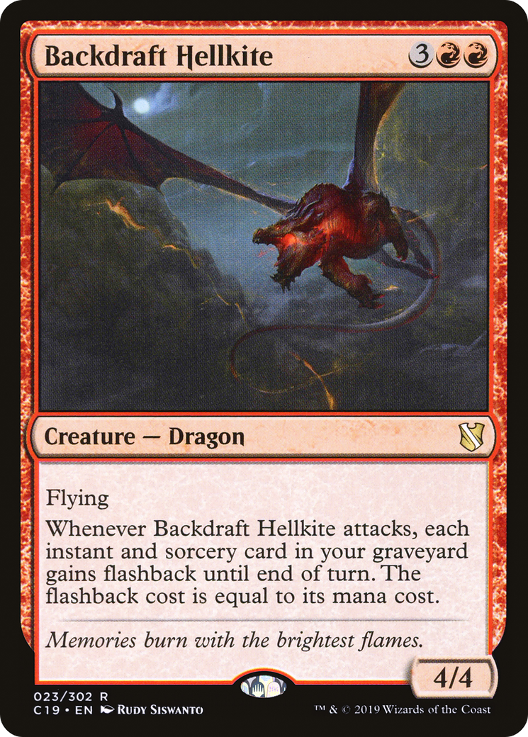 Backdraft Hellkite [Commander 2019]-1