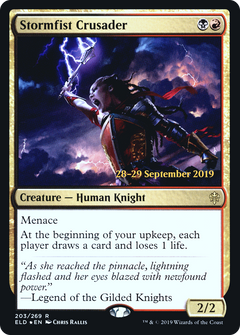 Stormfist Crusader [Throne of Eldraine Prerelease Promos]-1