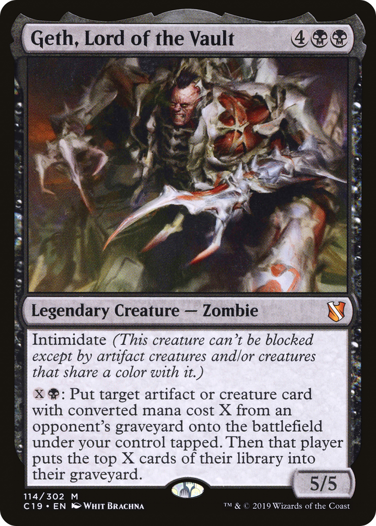 Geth, Lord of the Vault [Commander 2019]-1