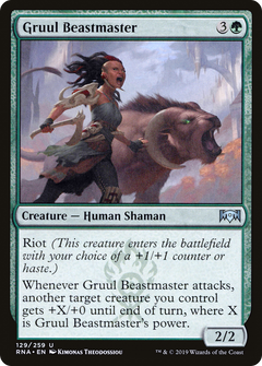 Gruul Beastmaster [Ravnica Allegiance]-1