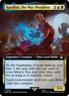 Rassilon, the War President (Extended Art) (Surge Foil) [Doctor Who]-1