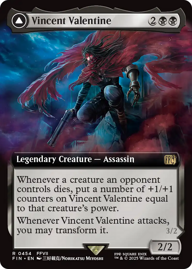 Vincent Valentine (Extended Art) (FIN-454) - FINAL FANTASY: (Extended Art) Foil-3