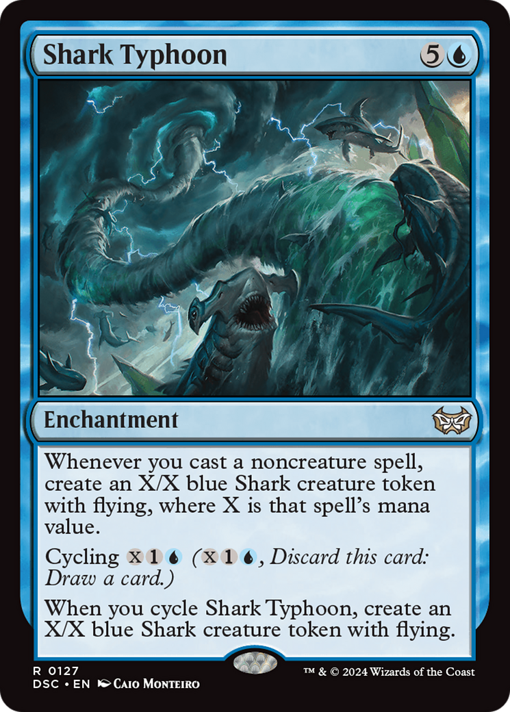 Shark Typhoon [Duskmourn: House of Horror Commander]-1