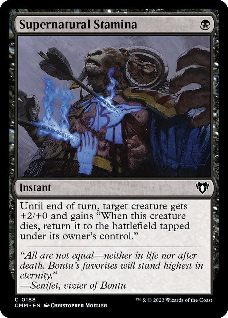 Supernatural Stamina [Commander Masters]-1
