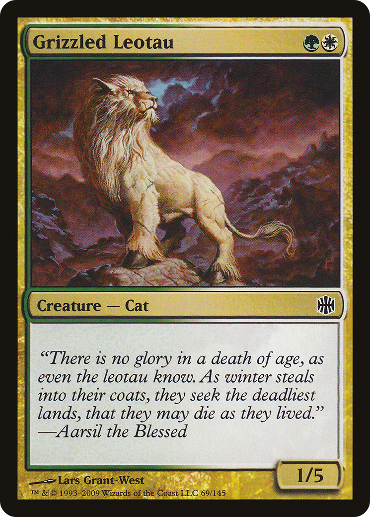 Grizzled Leotau [Alara Reborn]-1