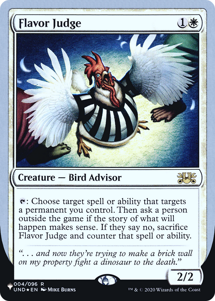 Flavor Judge (Unfinity Foil Edition) [The List]-1