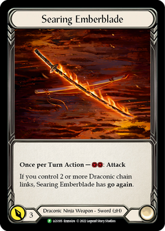 Searing Emberblade [LGS105] (Promo)  Cold Foil-1