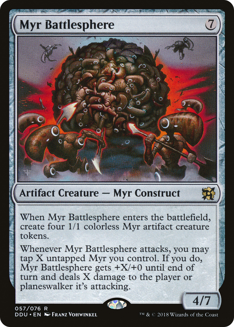 Myr Battlesphere [Duel Decks: Elves vs. Inventors]-1