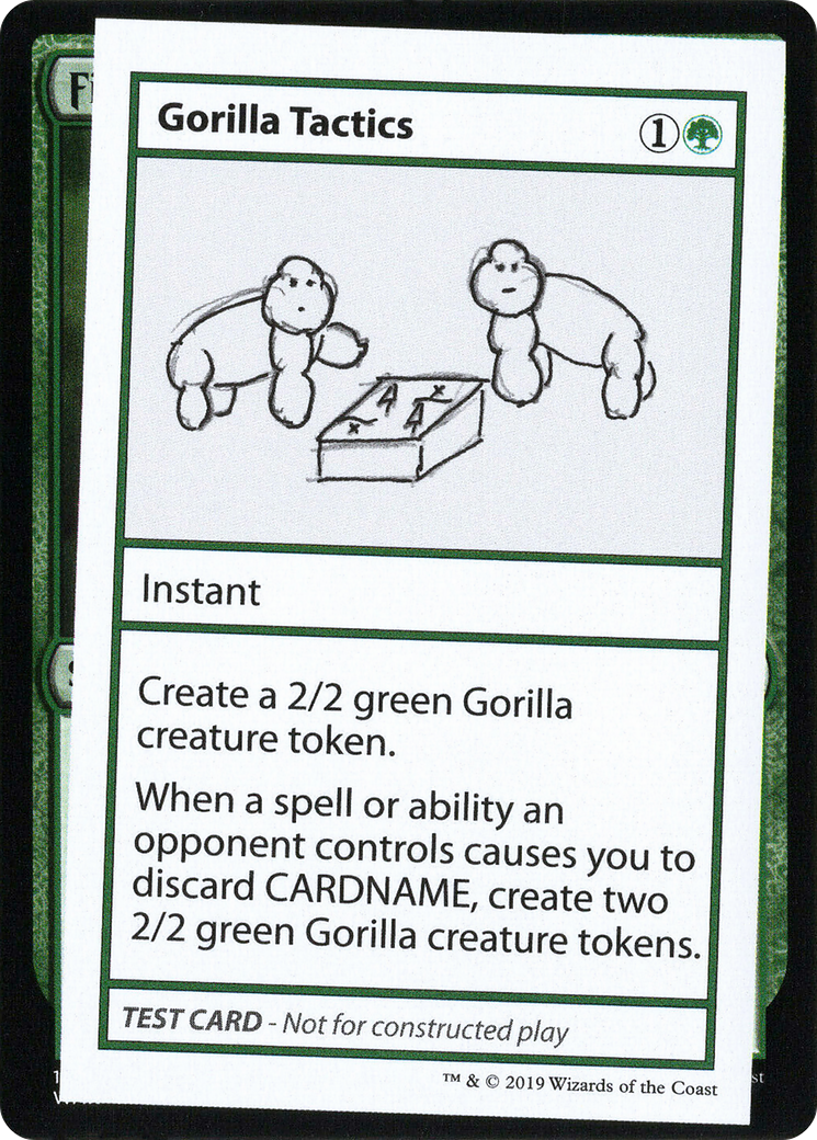 Gorilla Tactics (2021 Edition) [Mystery Booster Playtest Cards]-1