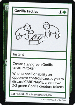 Gorilla Tactics (2021 Edition) [Mystery Booster Playtest Cards]-1