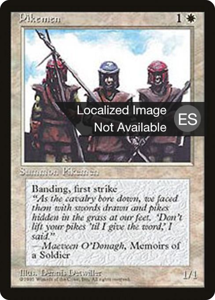Pikemen [Fourth Edition Foreign Black Border]-1