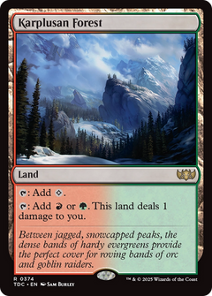 Karplusan Forest [Tarkir: Dragonstorm Commander]-1