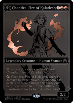 Chandra, Fire of Kaladesh // Chandra, Roaring Flame [San Diego Comic-Con 2015]-3