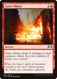 Gates Ablaze [Ravnica Allegiance]-1