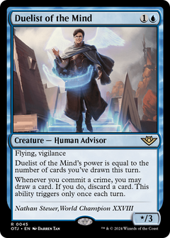 Duelist of the Mind (OTJ-045) - Outlaws of Thunder Junction Foil-1