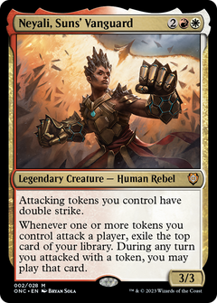 Neyali, Suns' Vanguard [Phyrexia: All Will Be One Commander]-1