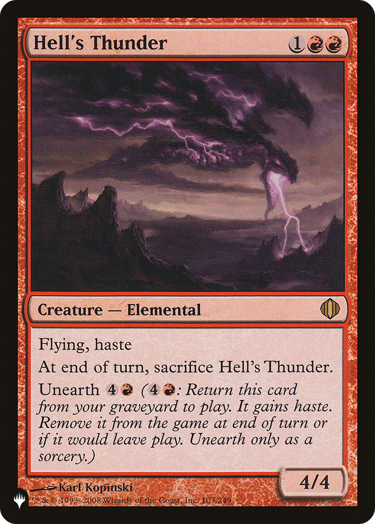 Hell's Thunder [The List]-1