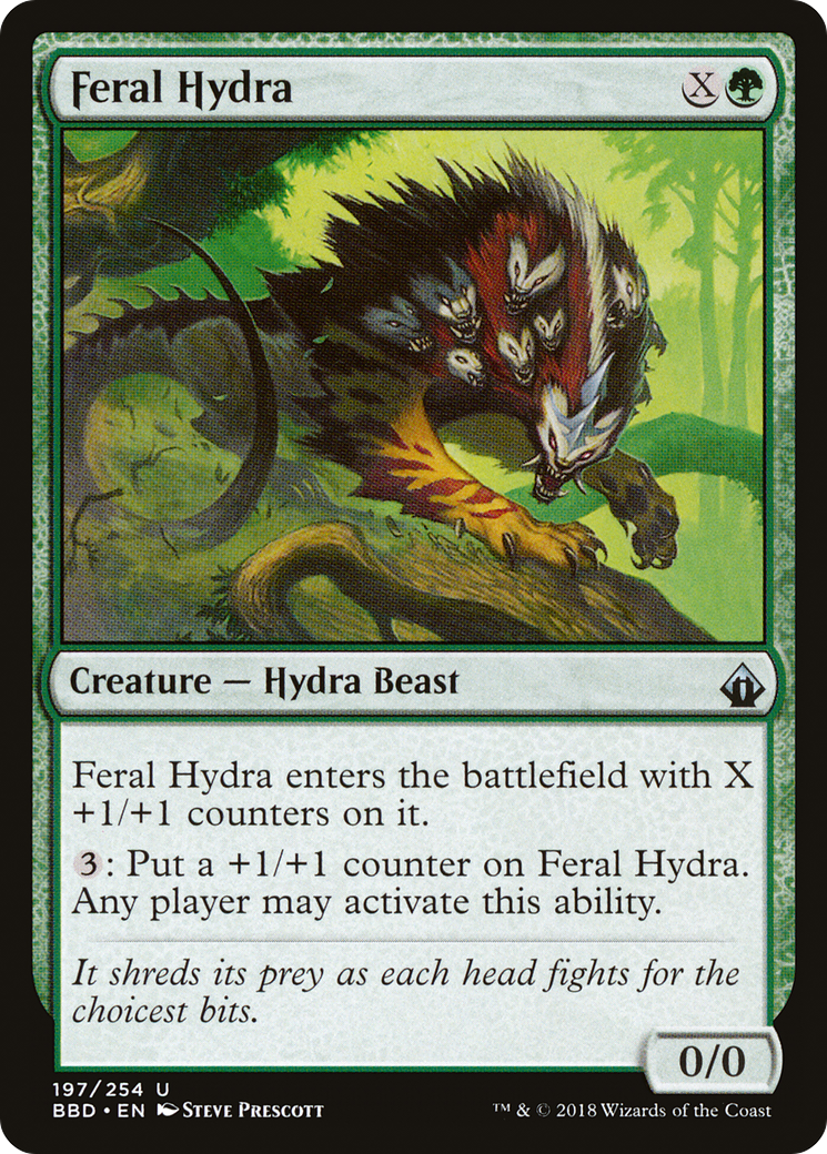 Feral Hydra [Battlebond]-1