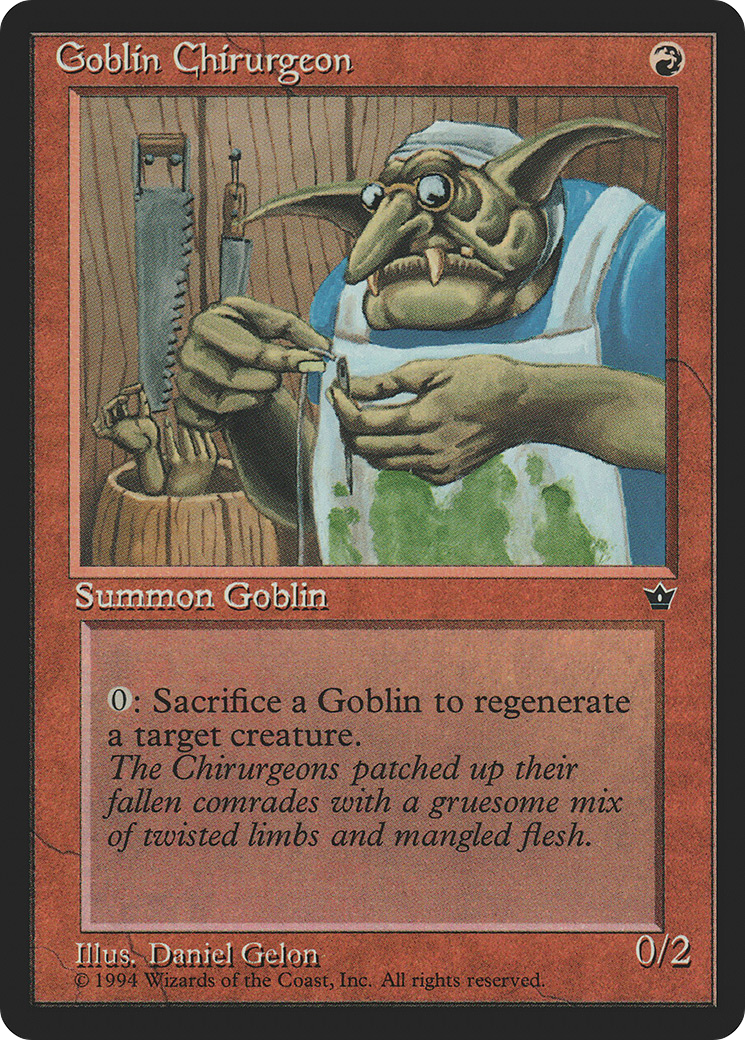 Goblin Chirurgeon (Daniel Gelon) [Fallen Empires]-1