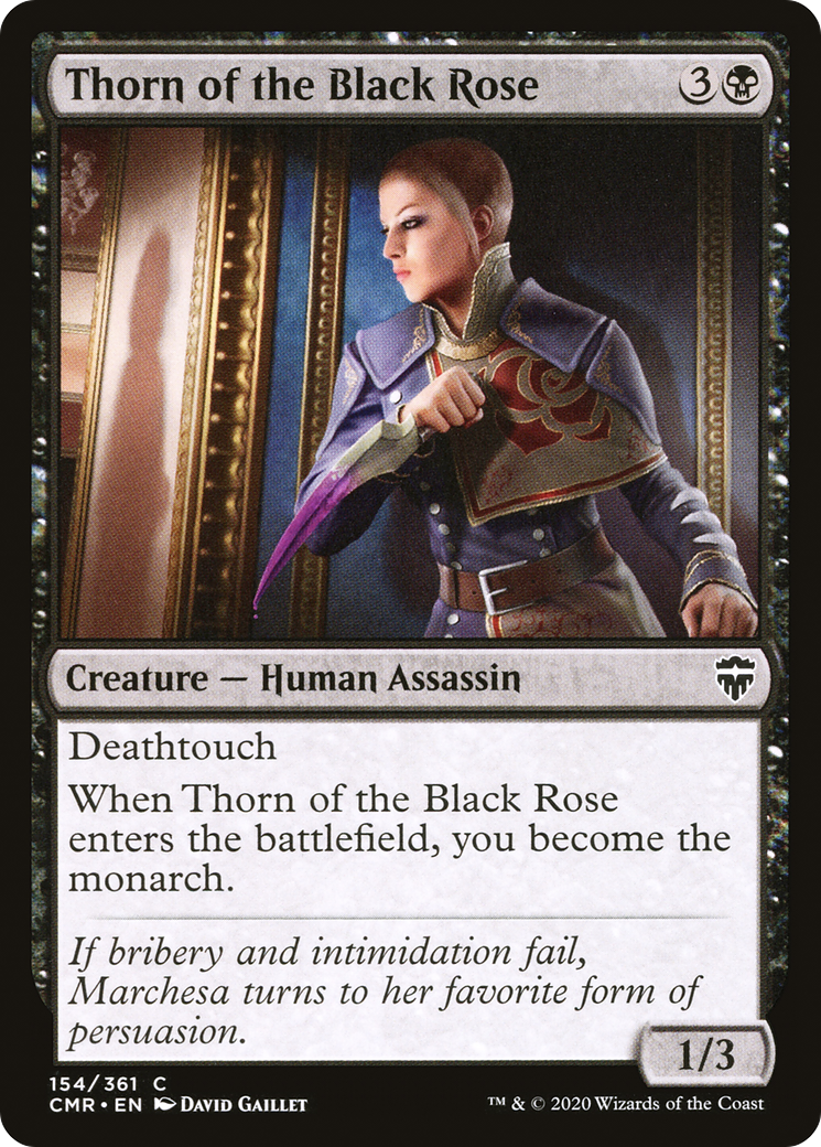 Thorn of the Black Rose [Commander Legends]-1