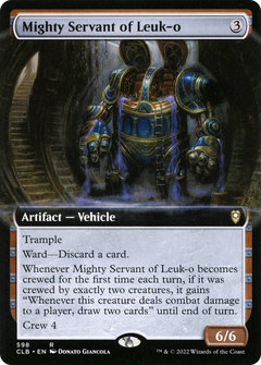 Mighty Servant of Leuk-o (Extended Art) [Commander Legends: Battle for Baldur's Gate]-1