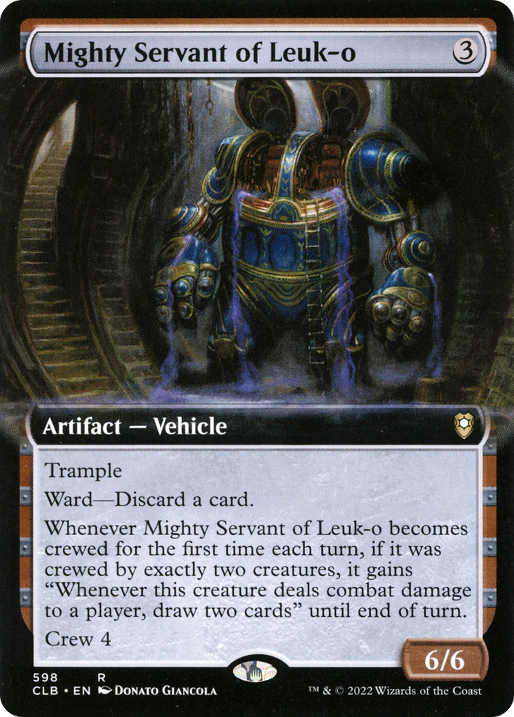 Mighty Servant of Leuk-o (Extended Art) [Commander Legends: Battle for Baldur's Gate]-1
