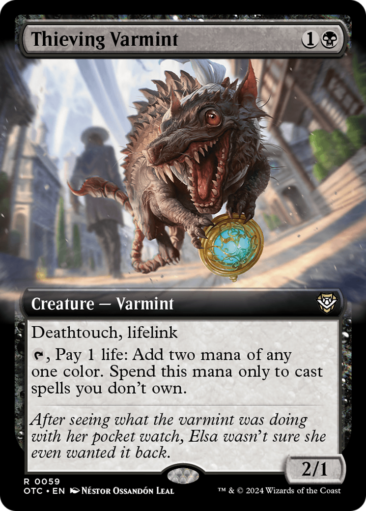 Thieving Varmint (Extended Art) [Outlaws of Thunder Junction Commander]-1