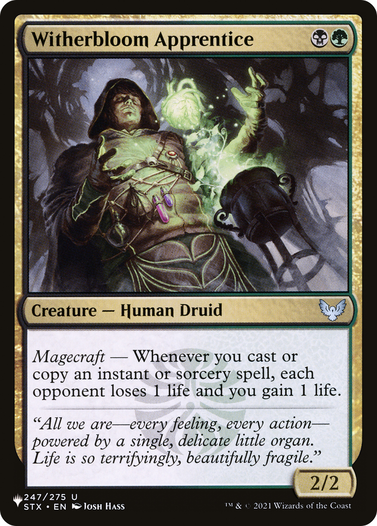 Witherbloom Apprentice (LIST-247/275) - The List-1