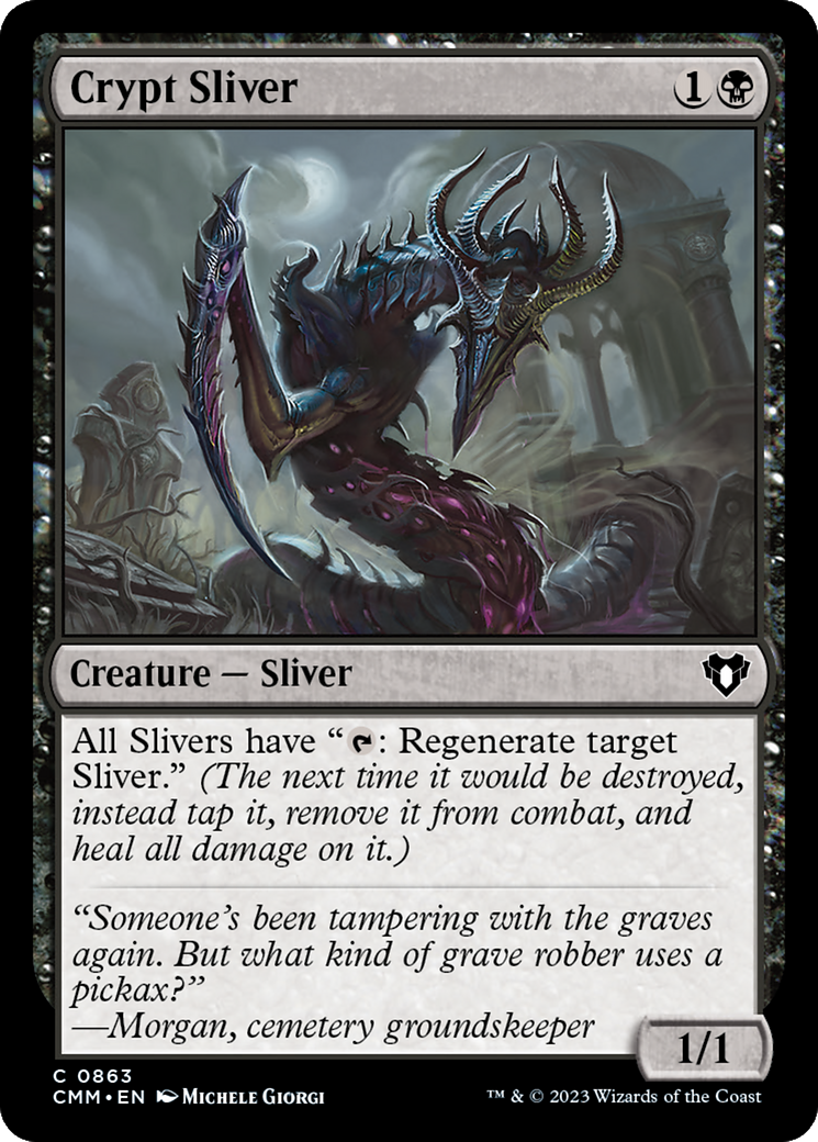 Crypt Sliver [Commander Masters]-1