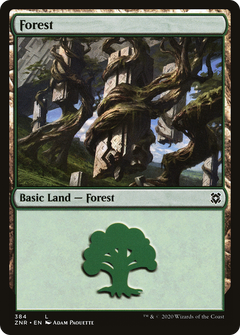 Forest (384) [Zendikar Rising]-1