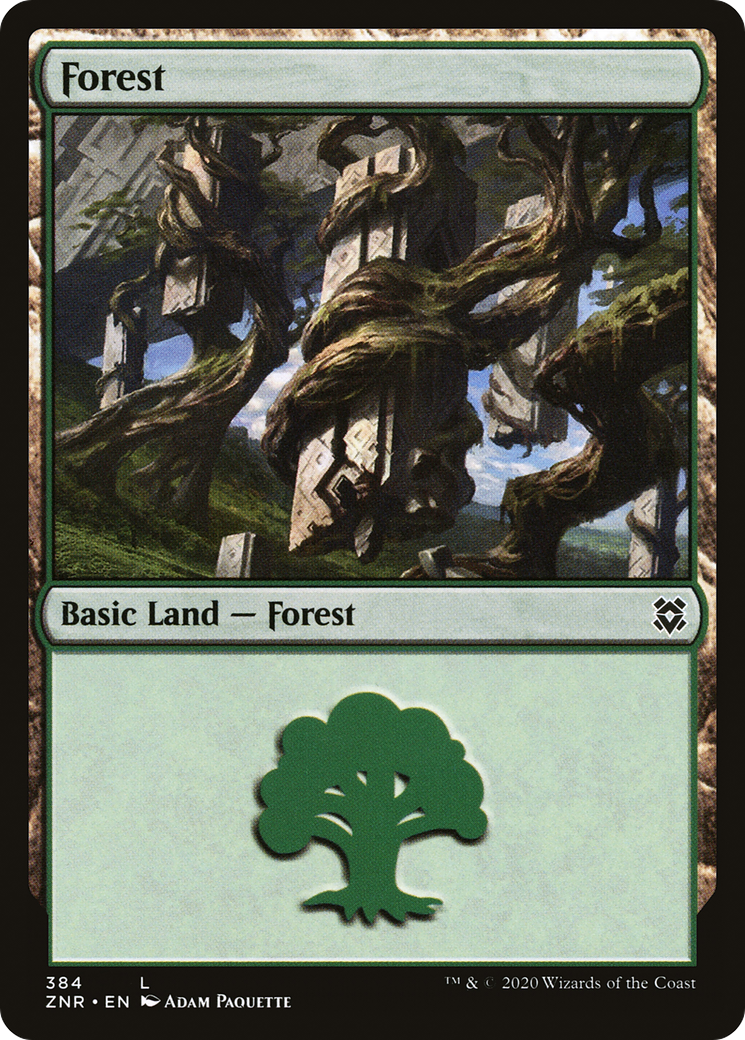 Forest (384) [Zendikar Rising]-1